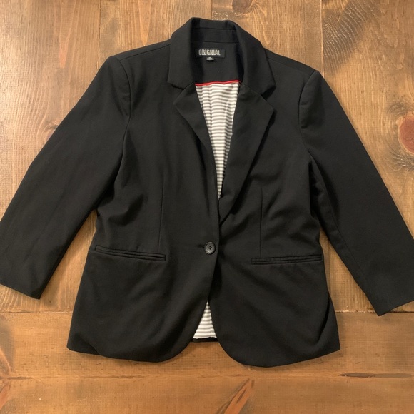 Nicole Miller Black Blazer - Picture 2 of 7